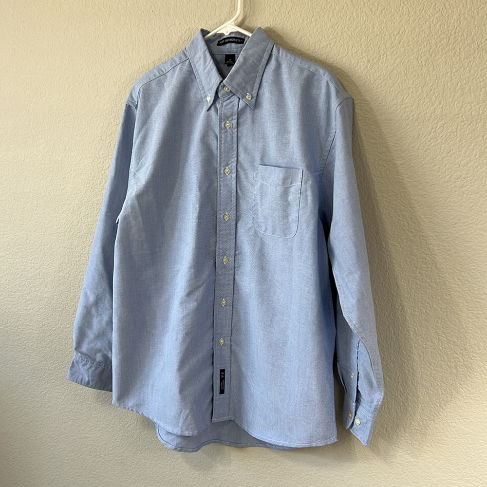 Port Authority Long Sleeve Button Down Shirt Size Medium